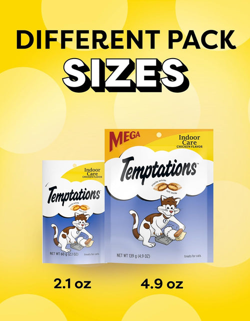 Load image into Gallery viewer, Indoor Care Crunchy and Soft Cat Treats, Chicken Flavor, 4.9 Oz. Pouch (Pack of 10)
