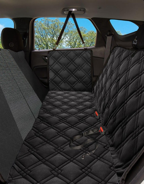 Load image into Gallery viewer, Dog Car Seat Cover with Mesh Window, Heavy Duty Dog Seat Cover for Back Seat, Extra Padded Non-Slip Dog Hammock, Water-Resistant Back Seat Protector for Cars Trucks and Suvs (60&quot; W X 64&quot; L)
