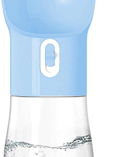 Load image into Gallery viewer, Portable Dog Water Bottle - Multifunctional Outdoor Pet Dispenser for Walking Traveling Hiking Dog&amp;Cat Drinking Bottle and Dish Bowl -Blue
