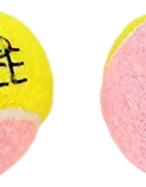 Load image into Gallery viewer, X-Small Dog Tennis Balls 1.5&quot; Pack of 12- Puppy Mini Fetch Pet Little Tennis Balls -Yellow/Pink
