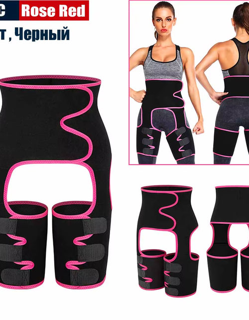 Load image into Gallery viewer, Body 3-In-1 Waist and Thigh Trimmer for Women Weight Loss Butt Lifter Waist Trainer Slimming Support Belt Hip Raise Shapewear
