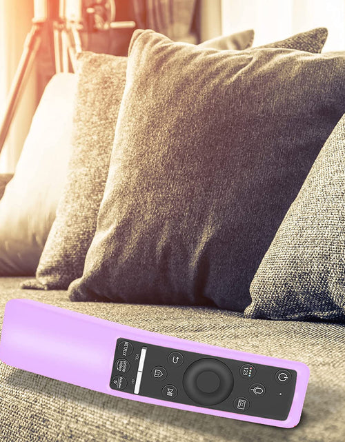 Load image into Gallery viewer, Case Compatible with Samsung Smart TV Remote Controller BN59 Series, Light Weight Silicone Cover Protector Shockproof Anti-Slip Remote Skin Sleeve - Purple
