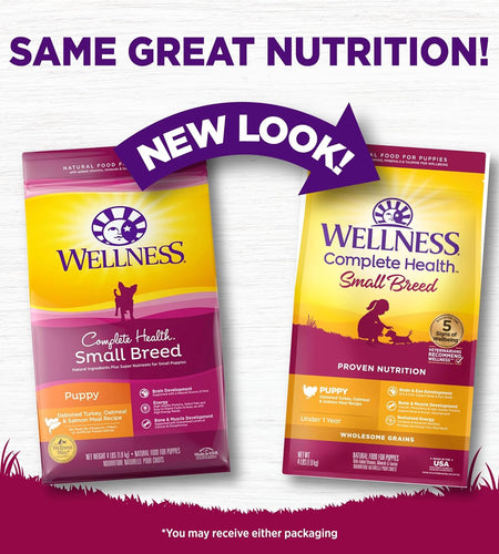 Complete Health Natural Dry Small Breed Dog Food Small Breed Puppy Turkey, Salmon & Oatmeal