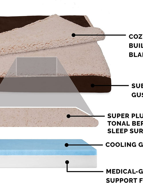 Load image into Gallery viewer, Orthopedic, Cooling Gel, and Memory Foam Pet Beds for Small, Medium, and Large Dogs and Cats - Luxe Perfect Comfort Sofa Dog Bed, Performance Linen Sofa Dog Bed, and More
