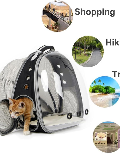 Load image into Gallery viewer, Cat Bubble Backpack Carrier, Space Capsule Transparent Pet Carrier Backpack for Small Dog, Pet Carrying Hiking Traveling Backpack
