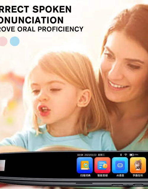 Load image into Gallery viewer, Smart AI Scan Reader Portable Voice Translator Scanner Pen WIFI AI Voice 112 Languages Translator for Dyslexia Autism

