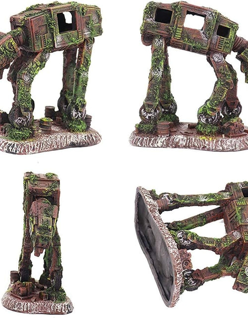 Load image into Gallery viewer, Robot Dog Cool Walking Land Tank Aquarium Ornament Fish Tank Decorations for Betta
