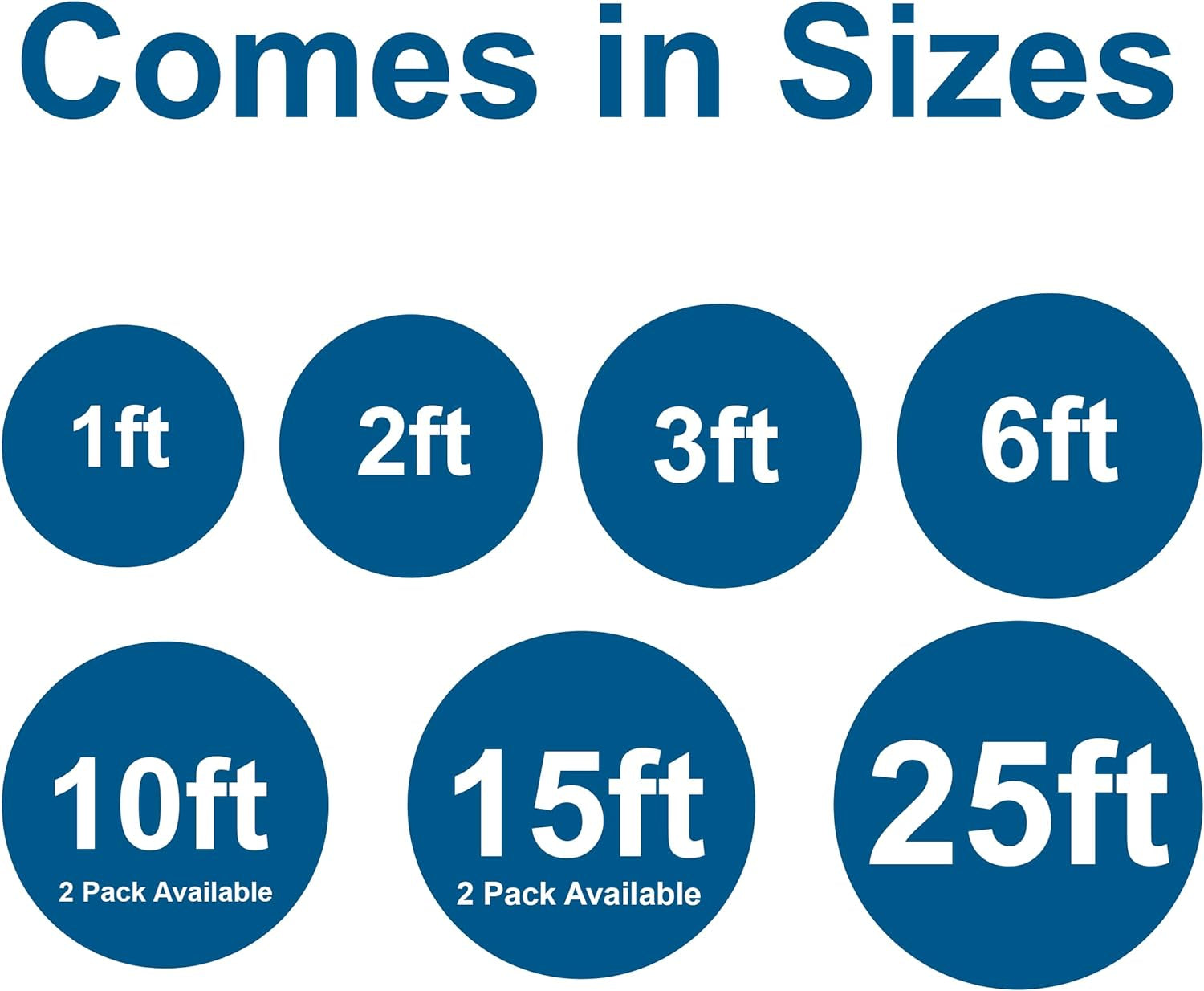 3FT Replacement AC Power Cord - Power Cable for TV, Computer, Monitor, Appliance & More (03129)