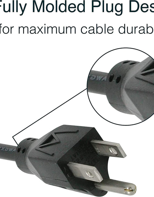 Load image into Gallery viewer, 3FT Replacement AC Power Cord - Power Cable for TV, Computer, Monitor, Appliance &amp; More (03129)
