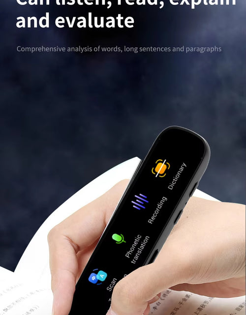 Load image into Gallery viewer, Offline Translation Pen for Teacher Student Dictionary English Intelligent Scanning Point Reading 123 Languages Translator Pen

