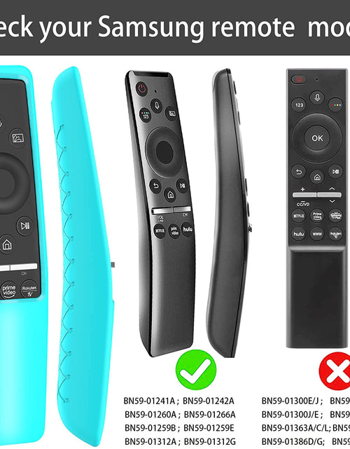 Load image into Gallery viewer, Case Compatible with Samsung Smart TV Remote Controller BN59 Series, Light Weight Silicone Cover Protector Shockproof Anti-Slip Remote Skin Sleeve - Purple
