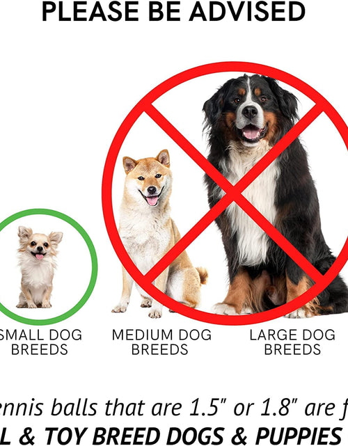 Load image into Gallery viewer, X-Small Dog Tennis Balls 1.5&quot; Pack of 12- Puppy Mini Fetch Pet Little Tennis Balls -Yellow/Pink
