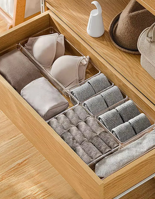 Load image into Gallery viewer, ClearNest Organizer – Transparent Anti-Scratch Drawer Storage Box for Cosmetics, Office &amp; Home
