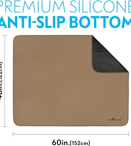 Washable Pee Pads for Dogs | Reusable Puppy Pads | Waterproof Whelping Pads | Washable Training Pet Pads, Washable Potty Pads (48X60 (1 Pack))