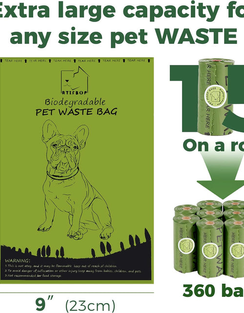 Load image into Gallery viewer, Biodegradable Dog Poop Bags 360 Count Scented, Leak Proof and Extra Thick Waste Bag Refill
