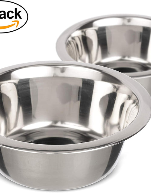 Load image into Gallery viewer, Stainless Steel Dog and Cat Bowls (2 Pack) Neater Feeder Deluxe or Express Extra Replacement Bowl (Metal Food and Water Dish) (1.5 Cup Deep)
