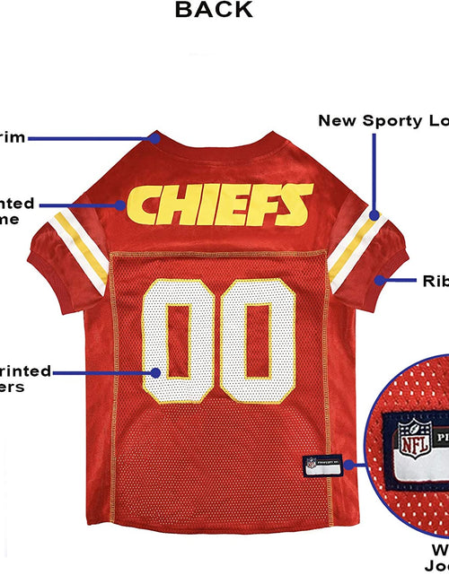 Load image into Gallery viewer, NFL Chicago Bears MESH Jersey for Dogs &amp; Cats
