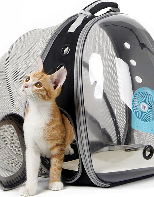 Load image into Gallery viewer, Cat Bubble Backpack Carrier, Space Capsule Transparent Pet Carrier Backpack for Small Dog, Pet Carrying Hiking Traveling Backpack
