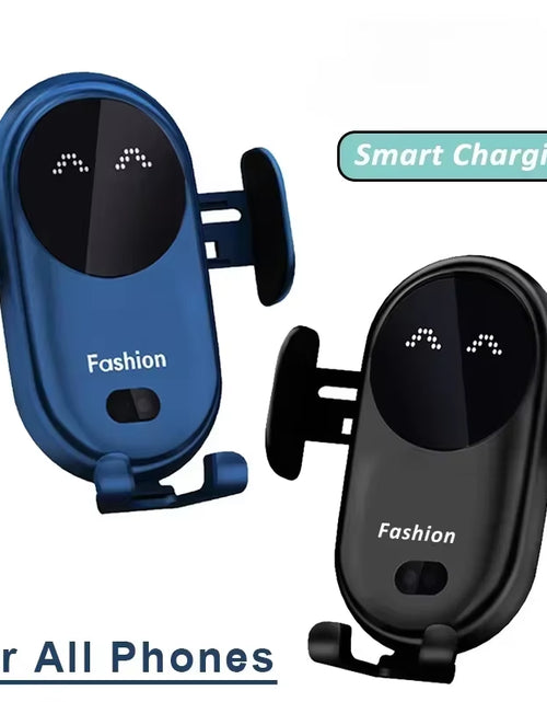 Load image into Gallery viewer, AutoGrip Wireless Car Charger – Infrared Sensor Mount &amp; Fast Charging Stand for iPhone &amp; Samsung
