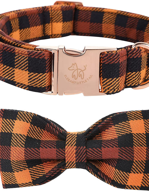 Load image into Gallery viewer, Dog Collar with Bow, Bowtie Dog Collar, Adjustable Fall Dog Collars for Small Medium Large Dogs and Cats
