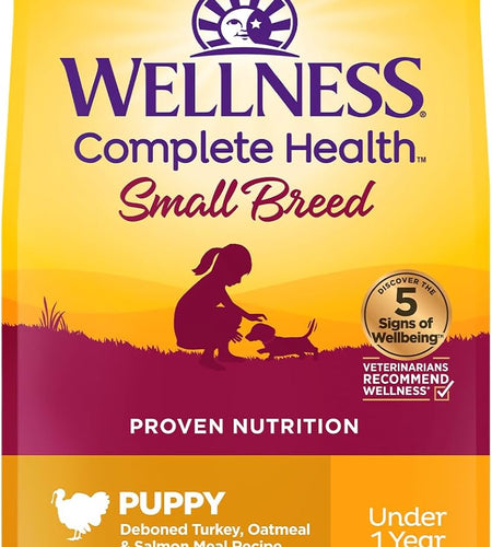 Complete Health Natural Dry Small Breed Dog Food Small Breed Puppy Turkey, Salmon & Oatmeal