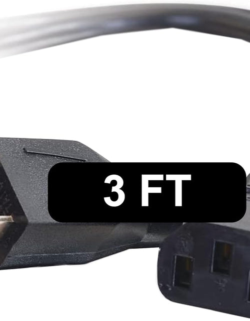 Load image into Gallery viewer, 3FT Replacement AC Power Cord - Power Cable for TV, Computer, Monitor, Appliance &amp; More (03129)
