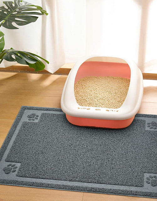 Load image into Gallery viewer, Large Cat Litter Mat Trapper 35.5&quot;×23.5&quot; Traps Litter from Box and Paws Scatter Control for Litter Box Soft on Sensitive Kitty Paws Easy to Clean Durable
