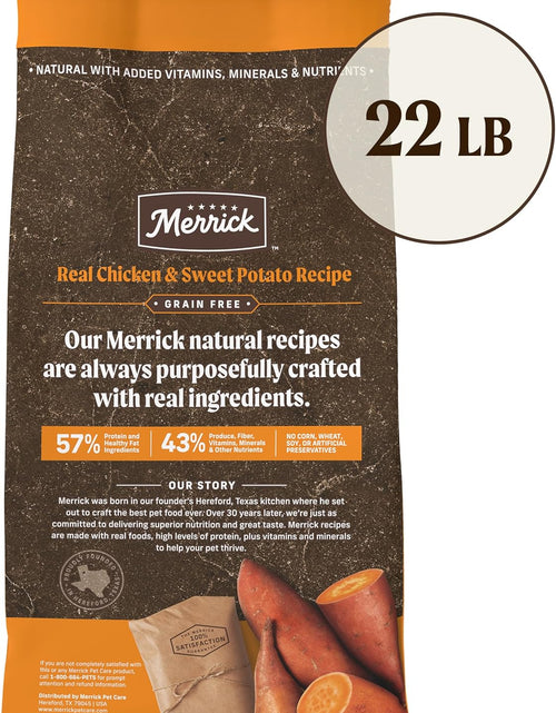 Load image into Gallery viewer, Grain Free with Real Meat + Sweet Potato Dry Dog Food
