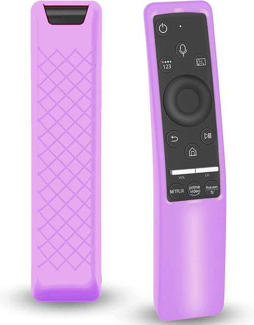 Load image into Gallery viewer, Case Compatible with Samsung Smart TV Remote Controller BN59 Series, Light Weight Silicone Cover Protector Shockproof Anti-Slip Remote Skin Sleeve - Purple
