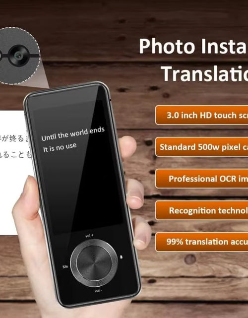 Load image into Gallery viewer, M9 Language Translator Device 107 National Languages Intelligent Translator Real-Time Voice, Recording, Text Translation Device
