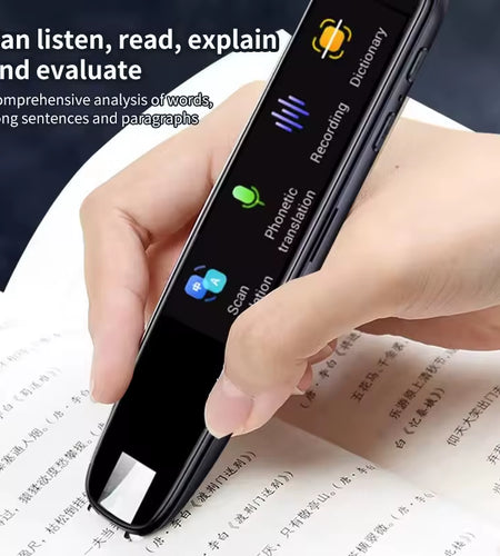 Smart AI Scan Reader Portable Voice Translator Scanner Pen WIFI AI Voice 112 Languages Translator for Dyslexia Autism