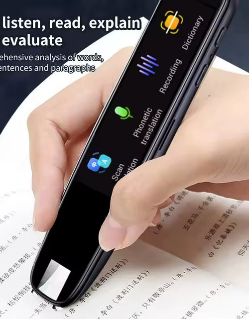 Load image into Gallery viewer, Smart AI Scan Reader Portable Voice Translator Scanner Pen WIFI AI Voice 112 Languages Translator for Dyslexia Autism
