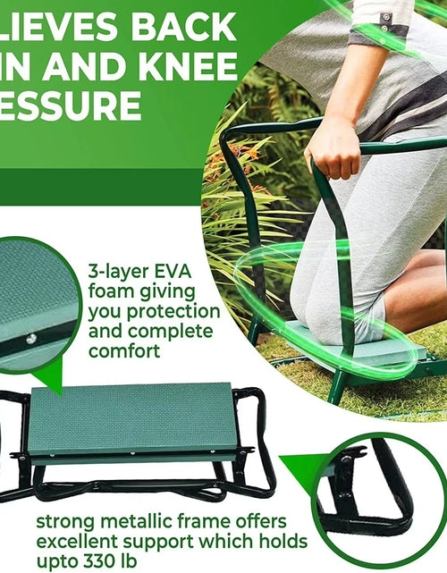 Load image into Gallery viewer, GardenMate Folding Kneeler &amp; Stool – Comfort &amp; Convenience for Every Gardener
