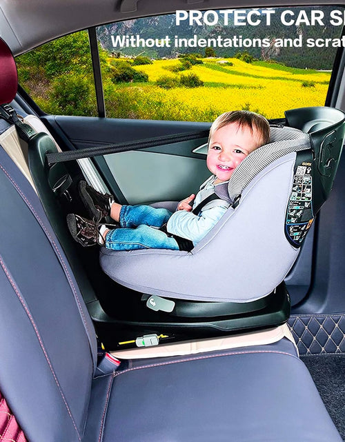 Load image into Gallery viewer, Car Seat Protector, Non-Slip Padded Backing Will Not Leave Imprint, Thickest Carseat Seat Protector for Child Car Seat 2 Pack for SUV, Sedan, Truck, Leather Car Seat 15Mm (Beige)
