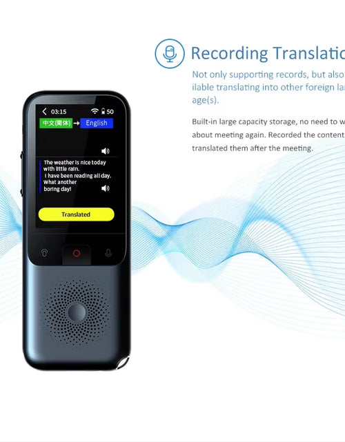 Load image into Gallery viewer, 2025 New T11 Audio Translator Portable 138 Language Smart Translator Offline in Real Time Smart Voice AI Voice Photo Translator
