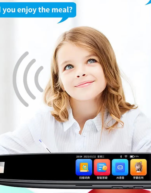 Load image into Gallery viewer, Smart AI Scan Reader Portable Voice Translator Scanner Pen WIFI AI Voice 112 Languages Translator for Dyslexia Autism
