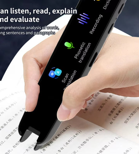 Offline Translation Pen for Teacher Student Dictionary English Intelligent Scanning Point Reading 123 Languages Translator Pen